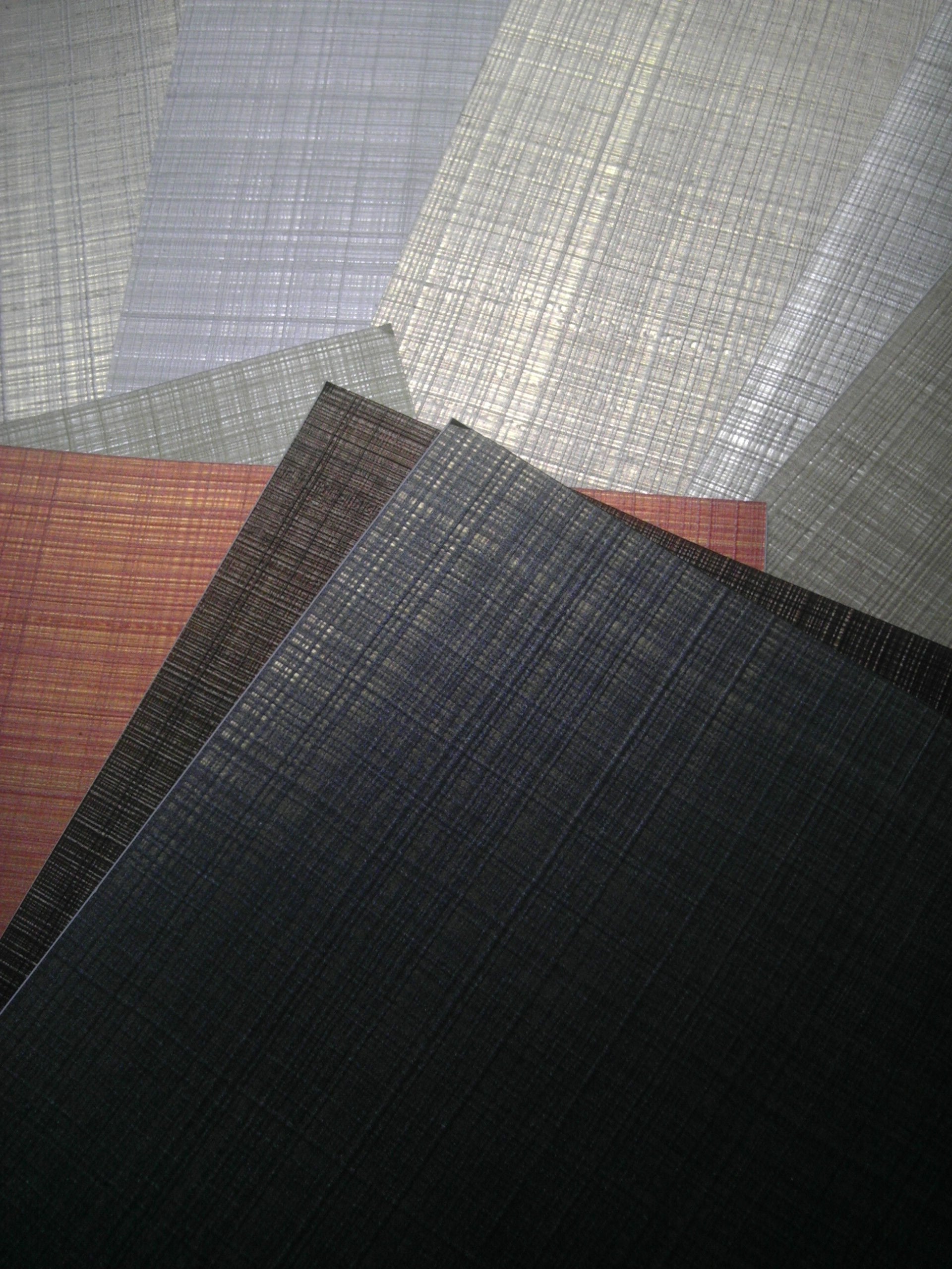 Natural fiber weave detail — Raked Elegance Hand Crafted Walls by Bella Nueva - Silk Linen Me